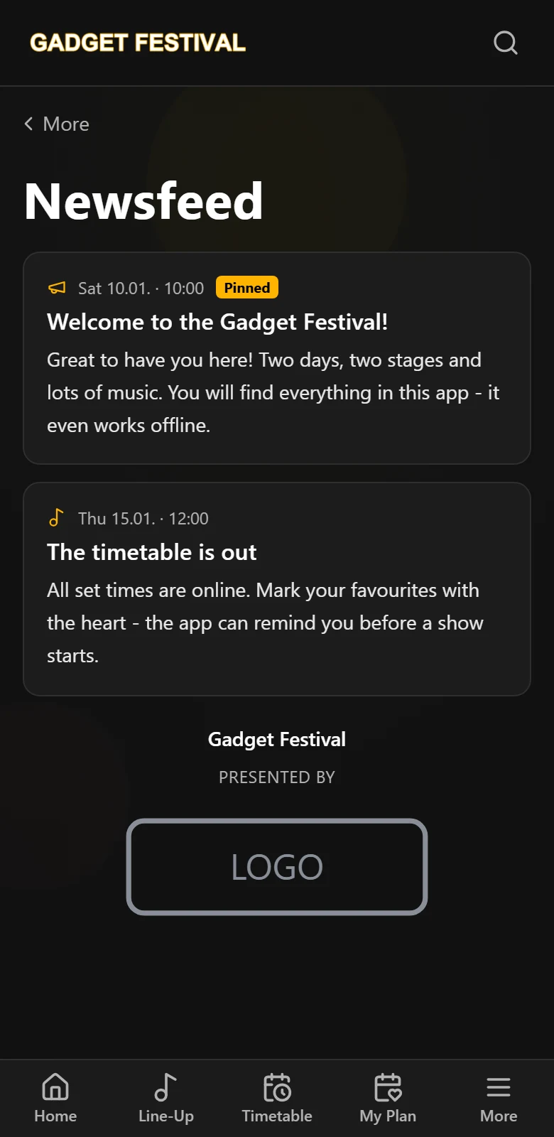 Festivadget news feed